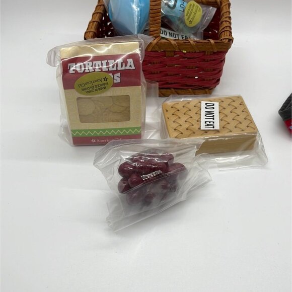 American Girl 2013 Saige's Picnic Accessory Set Food, Basket, Blanket, Retired - Picture 4 of 5